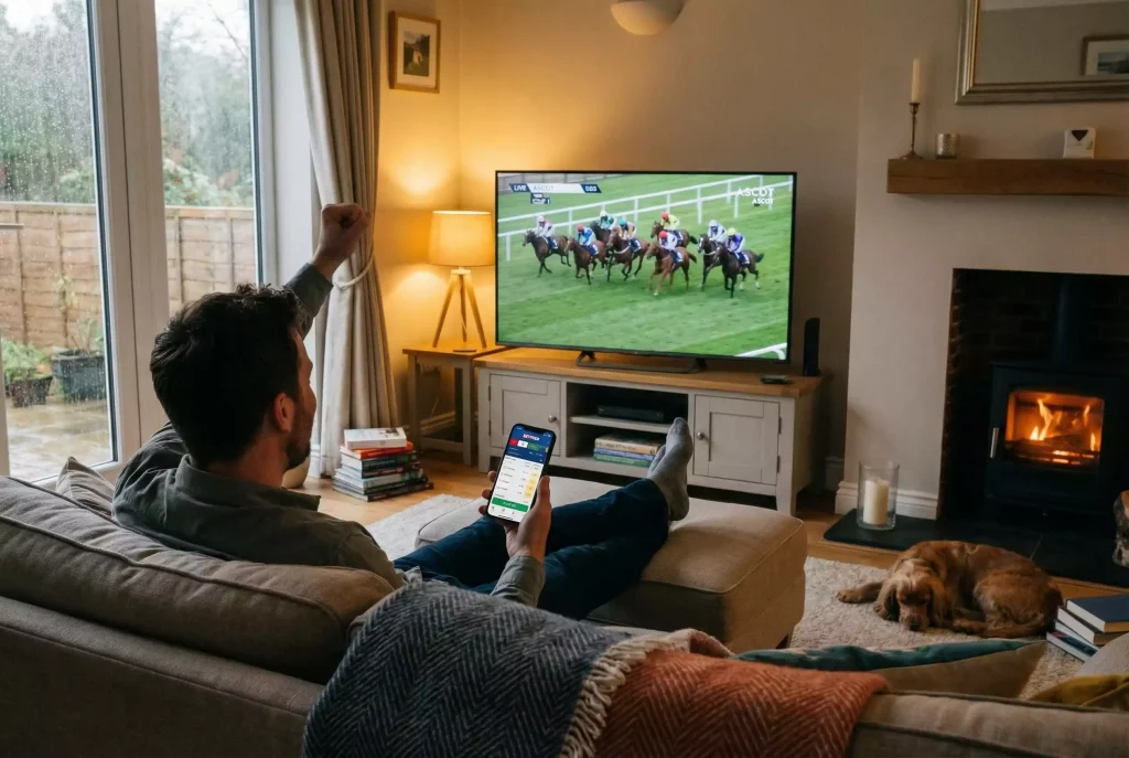 Live horse racing streaming options in the UK