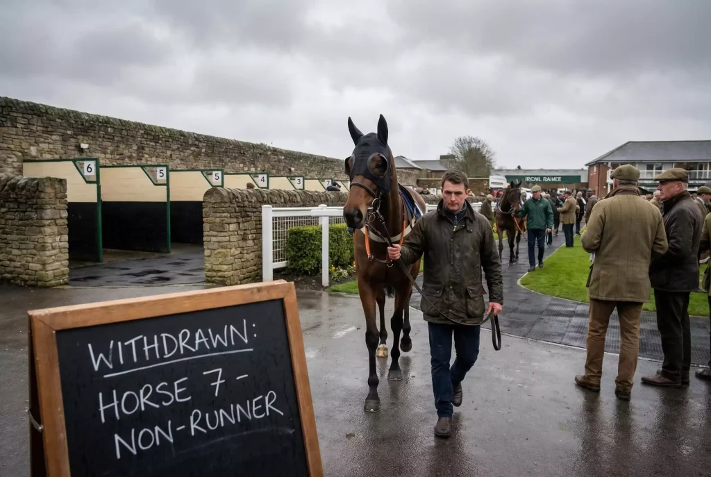 Non-runner no bet protection for ante-post horse racing