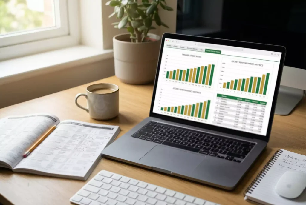 Trainer and jockey statistics for horse racing betting