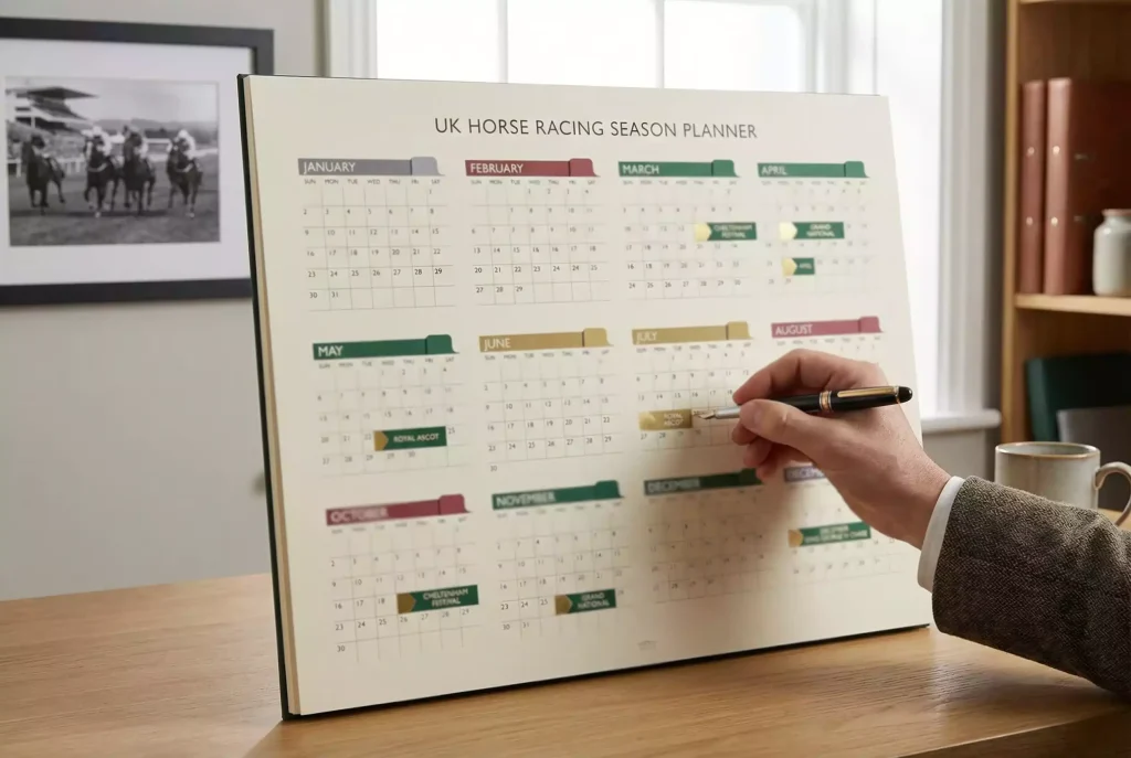UK horse racing calendar 2026 with major festival dates
